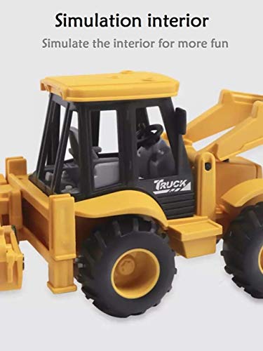 Preview image 6th product image for Realistic Construction Vehicle Toys for Kids - Yellow - BachcheCompany.com