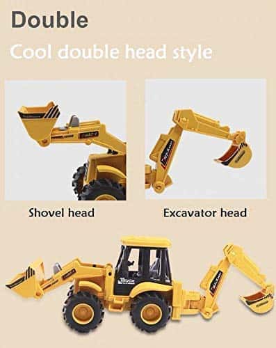 Preview image 8th product image for Realistic Construction Vehicle Toys for Kids - Yellow - BachcheCompany.com