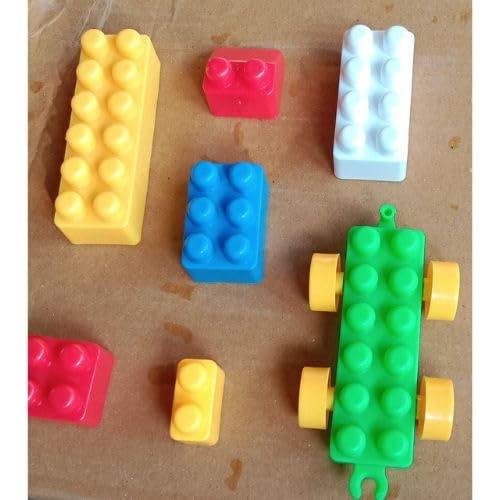 Preview image 2nd product image for Colorful Mega Puzzle Blocks for Kids - 100 Pieces - BachcheCompany.com