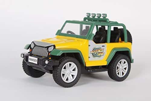 Preview image 4th product image for Multicolour Safari Car - 1 Pull Back Vehicle for Kids - BachcheCompany.com