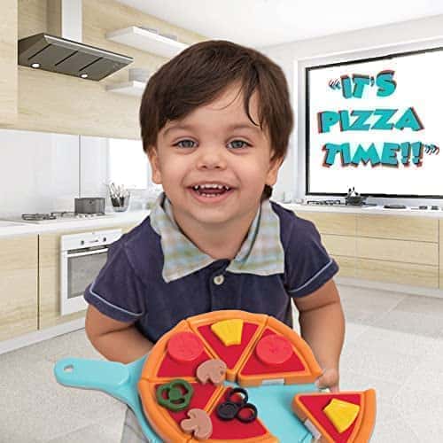 Preview image 5th product image for Funskool Giggles My First Pizza Toy Set - 15 Toppings for Kids - BachcheCompany.com