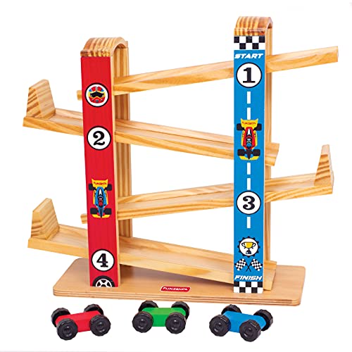 Preview image 7th product image for Giggles Funskool Ramp Racer Toy with 3 Mini Cars - Free Wheeling! - BachcheCompany.com