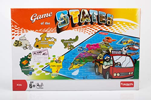 Preview image Funskool Games: Game of States - Educational Board Game for Kids - BachcheCompany.com