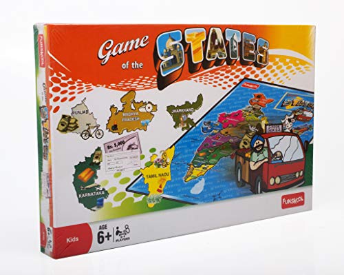 Preview image 5th product image for Funskool Games: Game of States - Educational Board Game for Kids - BachcheCompany.com