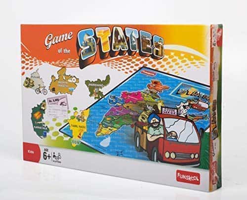 Preview image 6th product image for Funskool Games: Game of States - Educational Board Game for Kids - BachcheCompany.com