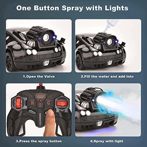 Preview image 6th product image for Transform Robot Car Toy for Kids with Rechargeable Battery and Water Spray - BachcheCompany.com