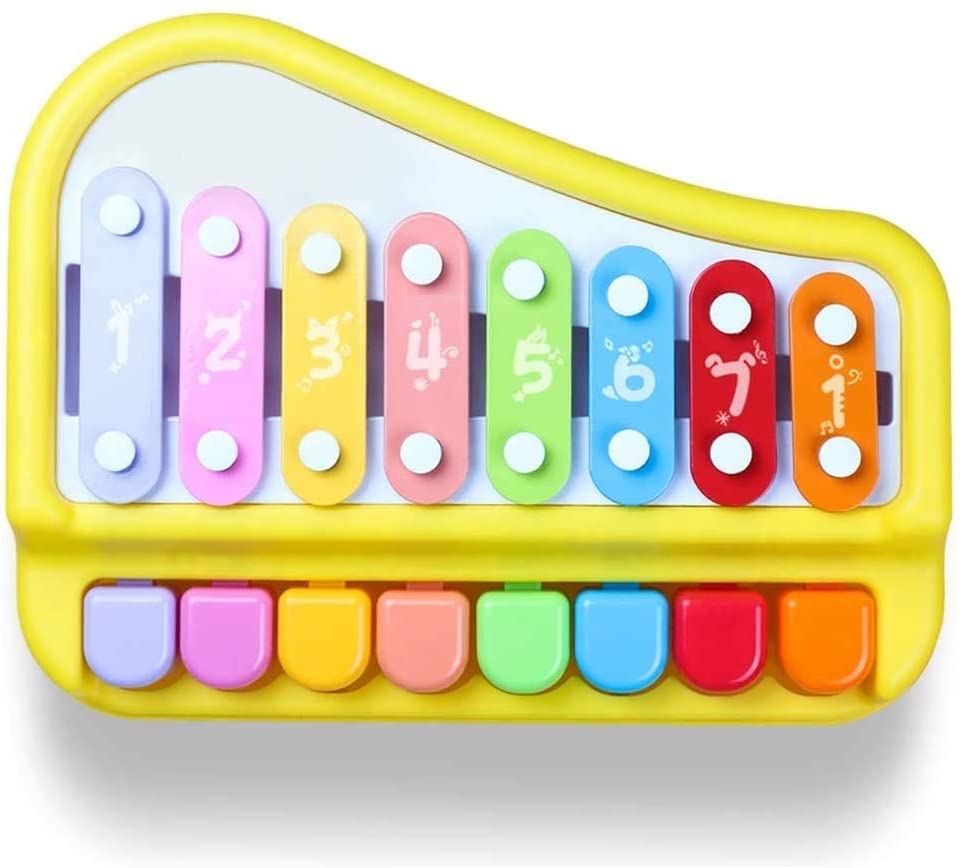 Colorful Musical Xylophone and Piano for Kids - 8 Keys - BachcheCompany.com