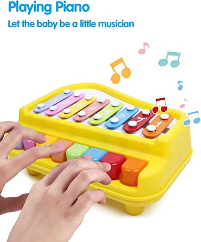 Preview image 5th product image for Colorful Musical Xylophone and Piano for Kids - 8 Keys - BachcheCompany.com