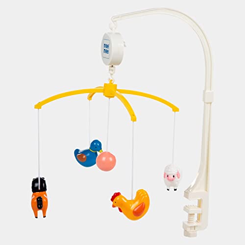 Preview image 2nd product image for Delightful Safari-Themed Musical Cot Mobile for Your Little One - BachcheCompany.com