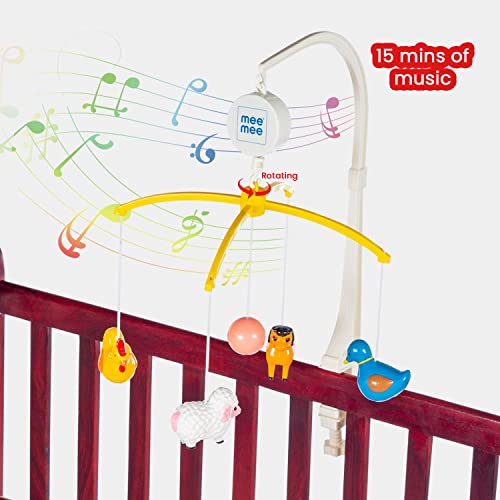 Preview image 6th product image for Delightful Safari-Themed Musical Cot Mobile for Your Little One - BachcheCompany.com