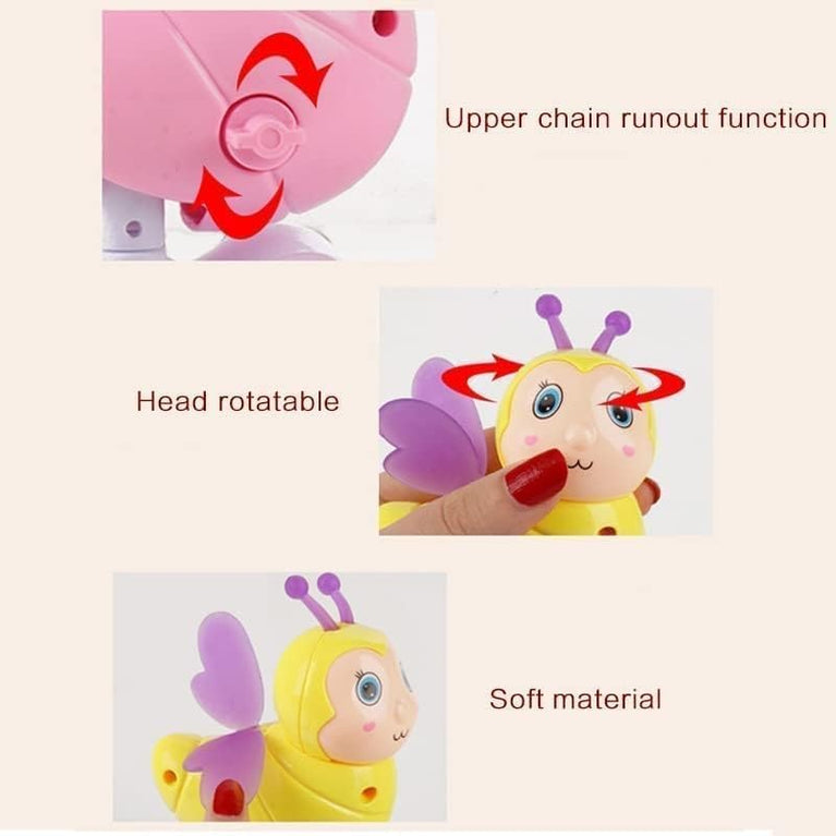 Preview image 5th product image for Colorful Jumping Bird Animals Key Operated Wind-up Toys - Pack of 3 - BachcheCompany.com