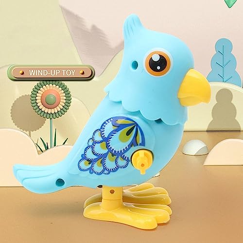 Preview image 8th product image for Colorful Jumping Bird Animals Key Operated Wind-up Toys - Pack of 3 - BachcheCompany.com