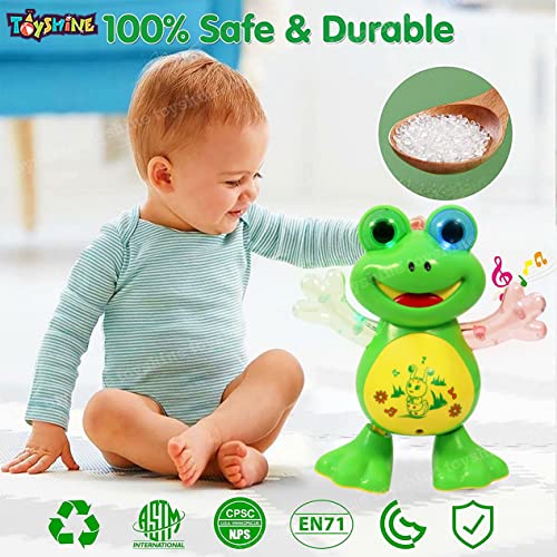 Preview image 4th product image for Interactive Musical Frog Toy for Baby Development - BachcheCompany.com