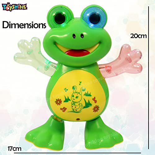 Preview image 5th product image for Interactive Musical Frog Toy for Baby Development - BachcheCompany.com