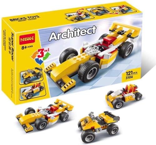 Preview image 3-in-1 Highway Cruiser Building Block Set for Kids - BachcheCompany.com