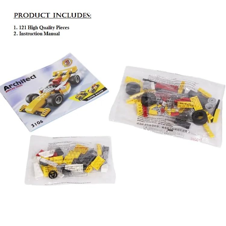 Preview image 4th product image for 3-in-1 Highway Cruiser Building Block Set for Kids - BachcheCompany.com