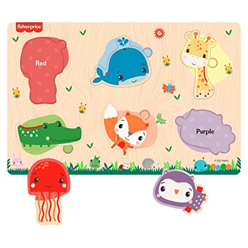 Preview image Wooden Montessori Puzzle Toy for Kids | Fisher Price - BachcheCompany.com