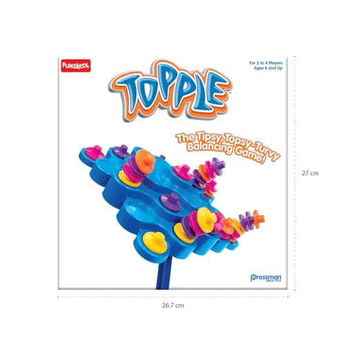 Preview image 5th product image for Topple Strategy Balancing Game - Fun for Kids and Family - BachcheCompany.com