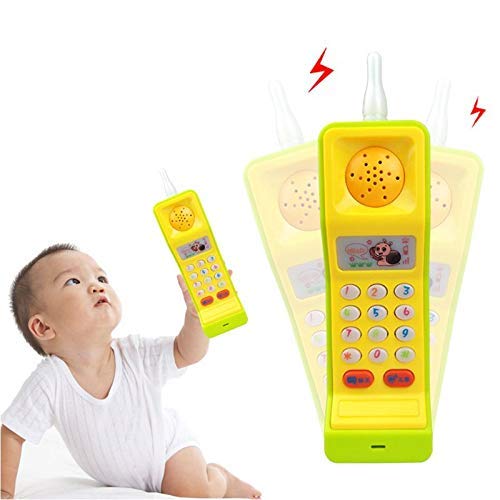 Preview image 6th product image for Interactive Musical Toy Phone for Kids - Animal Sounds, Numbers, Lights and Music - BachcheCompany.com