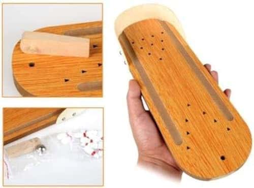 Preview image 6th product image for Fun Bowling Game Toy Set for Kids - Mini Wooden Desktop Version - BachcheCompany.com