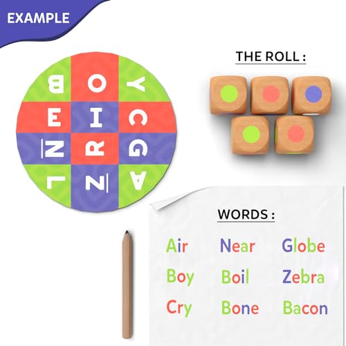 6th product image for Fast-Paced Word Building Game for Kids - Fun Gift for Ages 8-10 - BachcheCompany.com