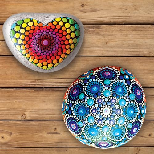 Preview image 3rd product image for Create Beautiful Stone Art with Toykraft Painting Kit - BachcheCompany.com