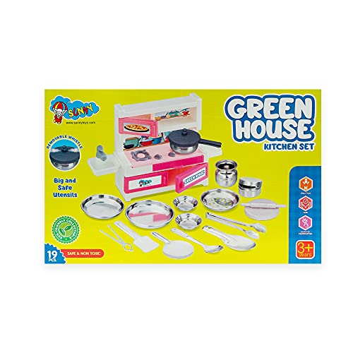 Preview image 7th product image for 19-Piece Kitchen Play Set for Kids - Roleplay Pretend Play Kit - BachcheCompany.com