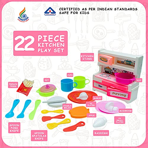 Preview image 2nd product image for Perfect Roleplay Kitchen Set for Kids | Masterchef Play Set - BachcheCompany.com