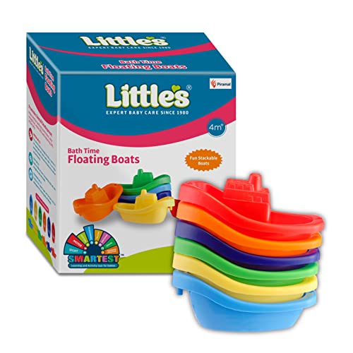 Colorful Floating Boats Bath Toy for Babies - 6 Pieces - BachcheCompany.com