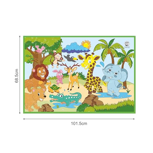 Preview image 6th product image for My Coloring Mat: Fun and Easy Way to Learn - 40x27 Inches - BachcheCompany.com