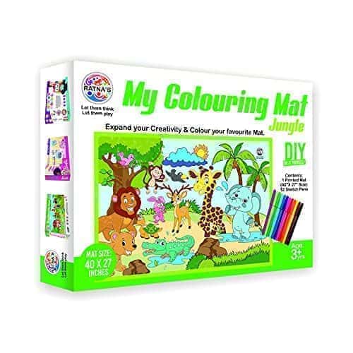 Preview image 9th product image for My Coloring Mat: Fun and Easy Way to Learn - 40x27 Inches - BachcheCompany.com