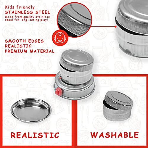 Preview image 4th product image for Kids' Plastic Kitchen Set - Roleplay and Pretend Play Set - BachcheCompany.com