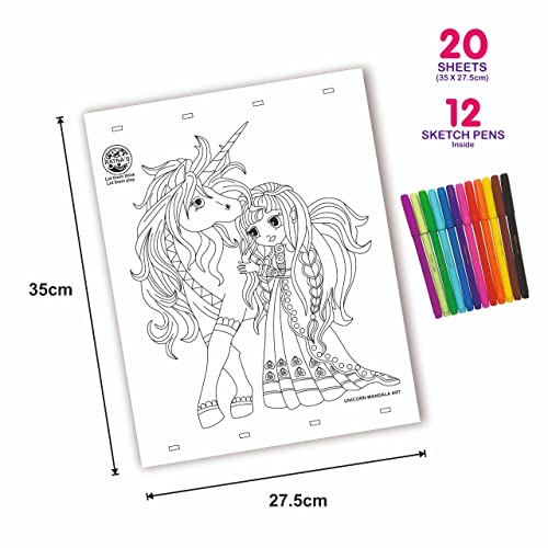 Preview image 2nd product image for Unleash Your Creativity with Unicorn Coloring Kit - BachcheCompany.com