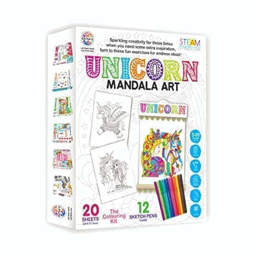 Preview image 4th product image for Unleash Your Creativity with Unicorn Coloring Kit - BachcheCompany.com
