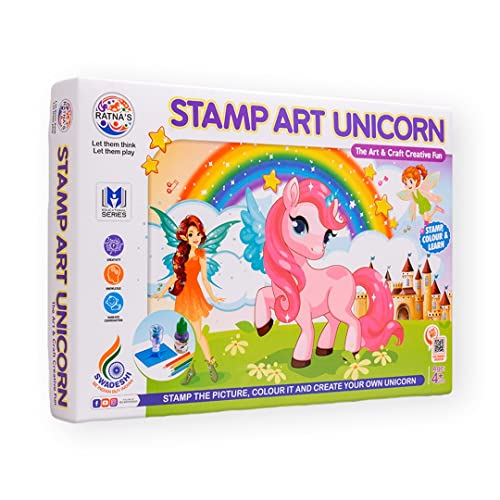 Preview image Unleash Creativity with Stamp Art Unicorn Kit - BachcheCompany.com