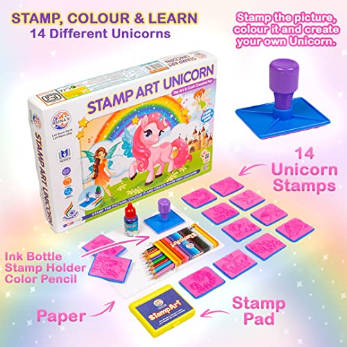 Preview image 2nd product image for Unleash Creativity with Stamp Art Unicorn Kit - BachcheCompany.com