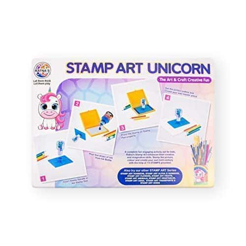 Preview image 5th product image for Unleash Creativity with Stamp Art Unicorn Kit - BachcheCompany.com
