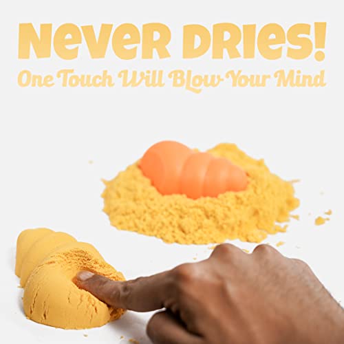Preview image 5th product image for 500g Smooth Sand for Kids with Big Mould - Orange Color - BachcheCompany.com