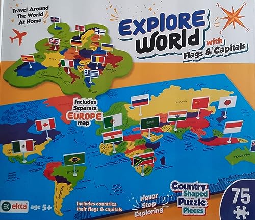 Discover the World: Flags and Capitals Set - BachcheCompany.com