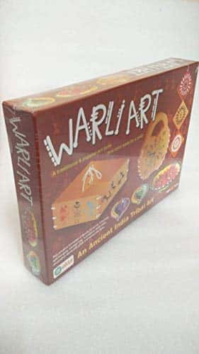 Preview image 2nd product image for Handcrafted Warli Art: Traditional Indian Folk Painting - BachcheCompany.com