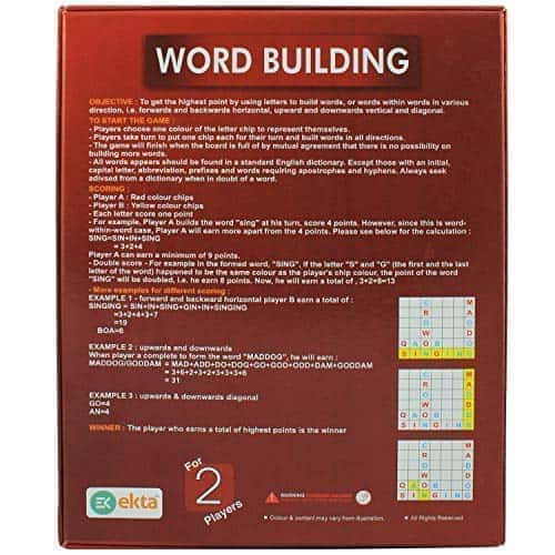 Preview image 4th product image for Fun Word Building Board Game for All Ages - BachcheCompany.com