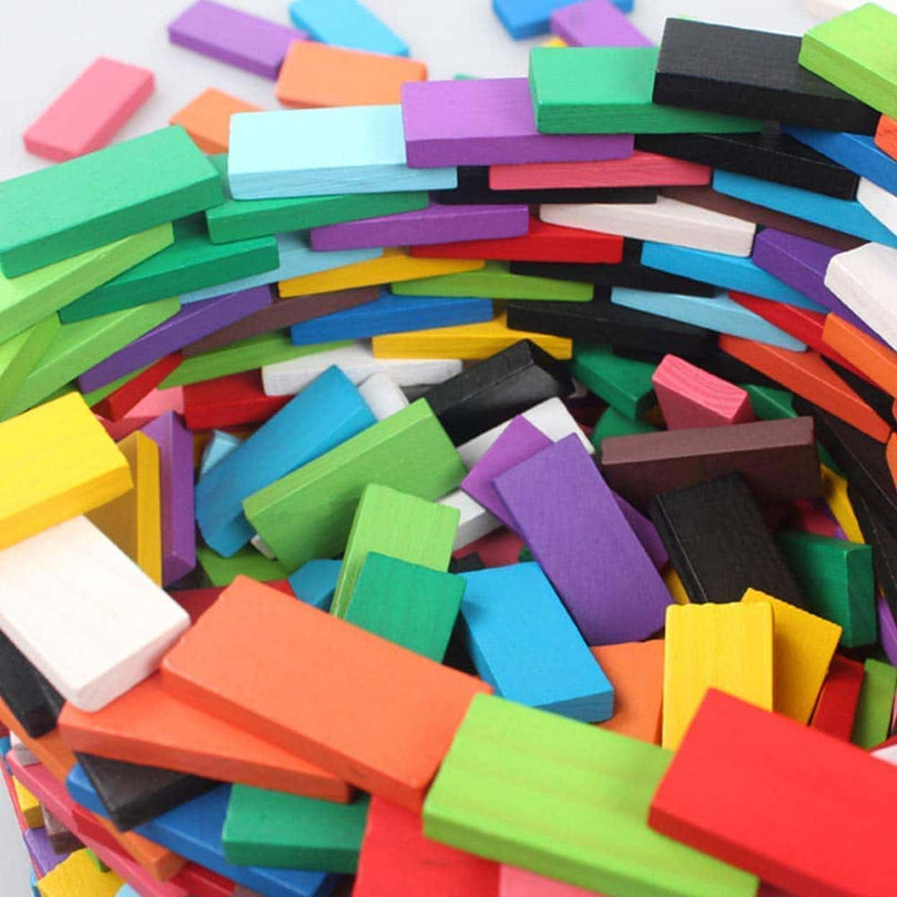 6th product image for 120 Pcs Domino Blocks Set - Kids Educational Toy Game - BachcheCompany.com
