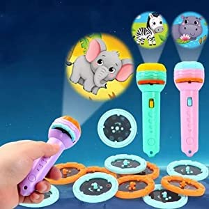 6th product image for Projector Flashlight Torch for Kids | 6 Slides, 48 Patterns - BachcheCompany.com