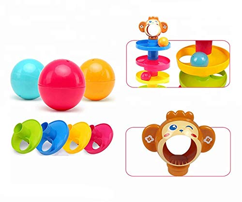 Preview image 1 for 5 Layer Roll Ball Tower Shape Sorter Toy for Babies
