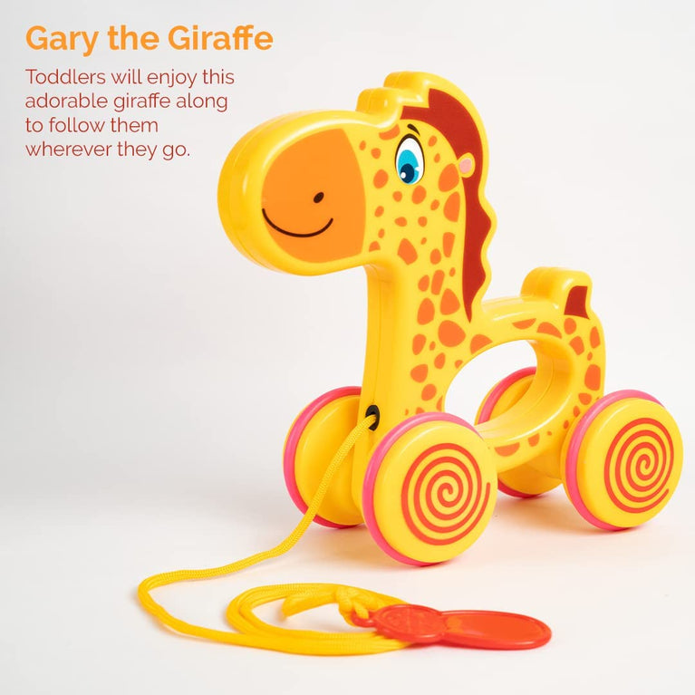 Preview image 2 for Gary Giraffe Pull Along Toy | 18+ Months