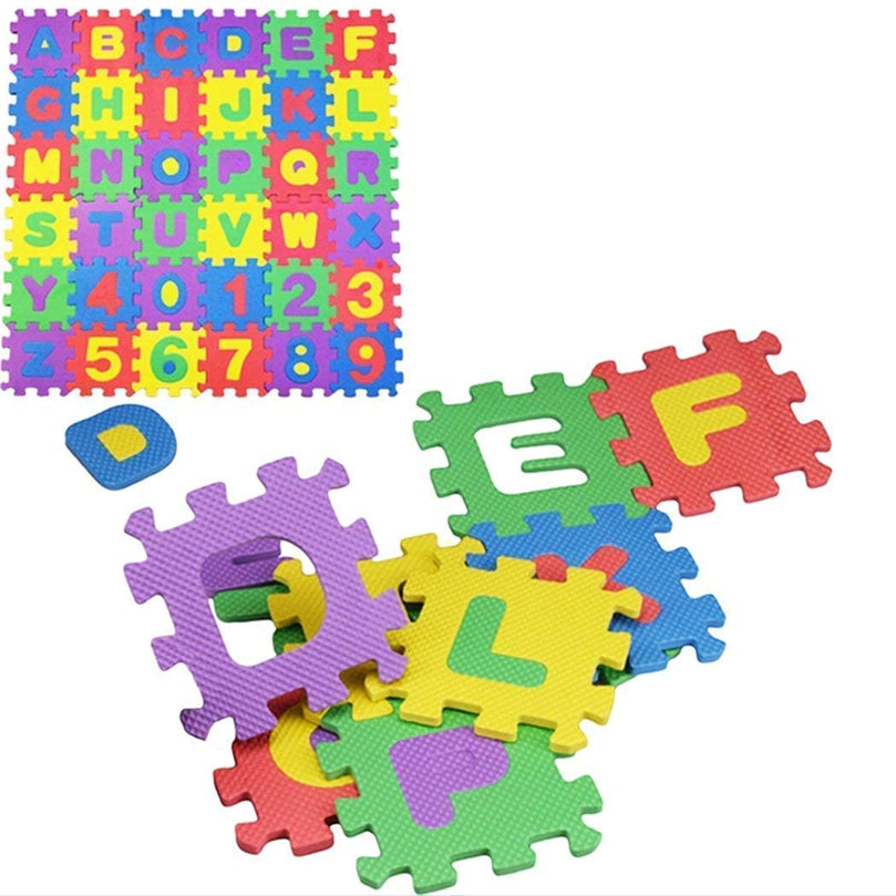 4th product image for 36-Piece Foam Puzzle Mat for Kids Learning - BachcheCompany.com