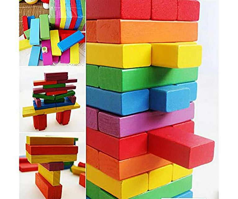 Preview image 1 for Wooden Building Blocks Toy - 48 Pieces
