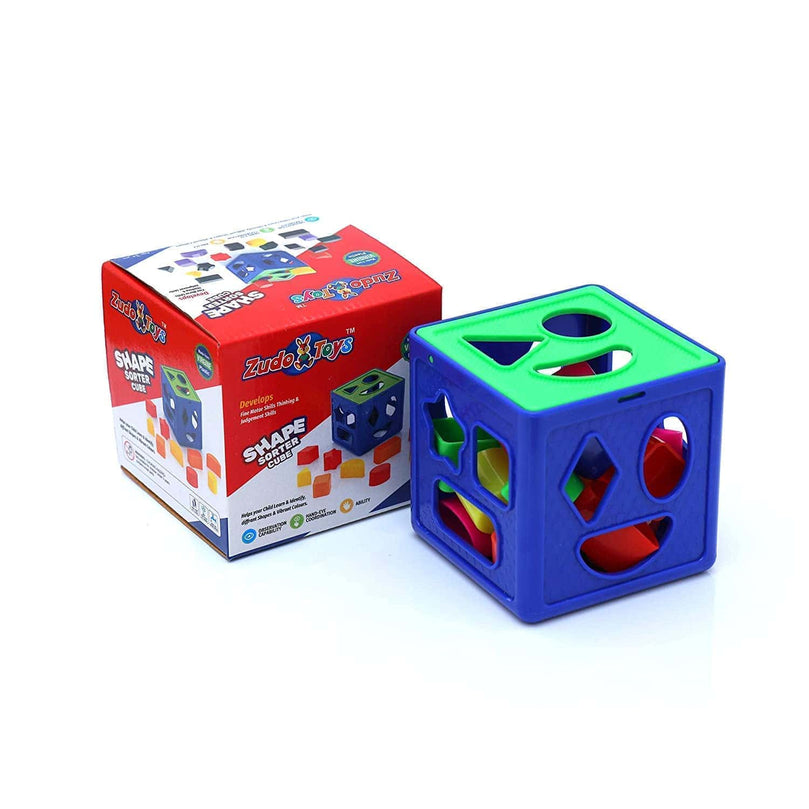 6th product image for Shape Sorting Cube: Kids Activity Toys, ISI Approved - BachcheCompany.com