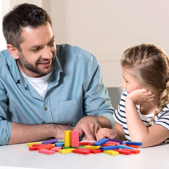 5th product image for 120 Pcs Domino Blocks Set - Kids Educational Toy Game - BachcheCompany.com
