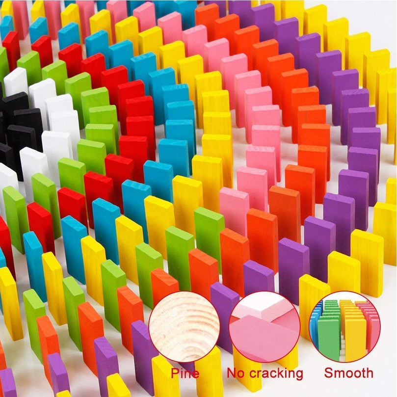 2nd product image for 120 Pcs Domino Blocks Set - Kids Educational Toy Game - BachcheCompany.com